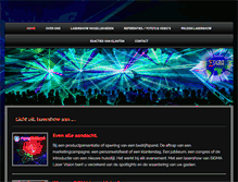 Tablet Screenshot of lasershow.nl